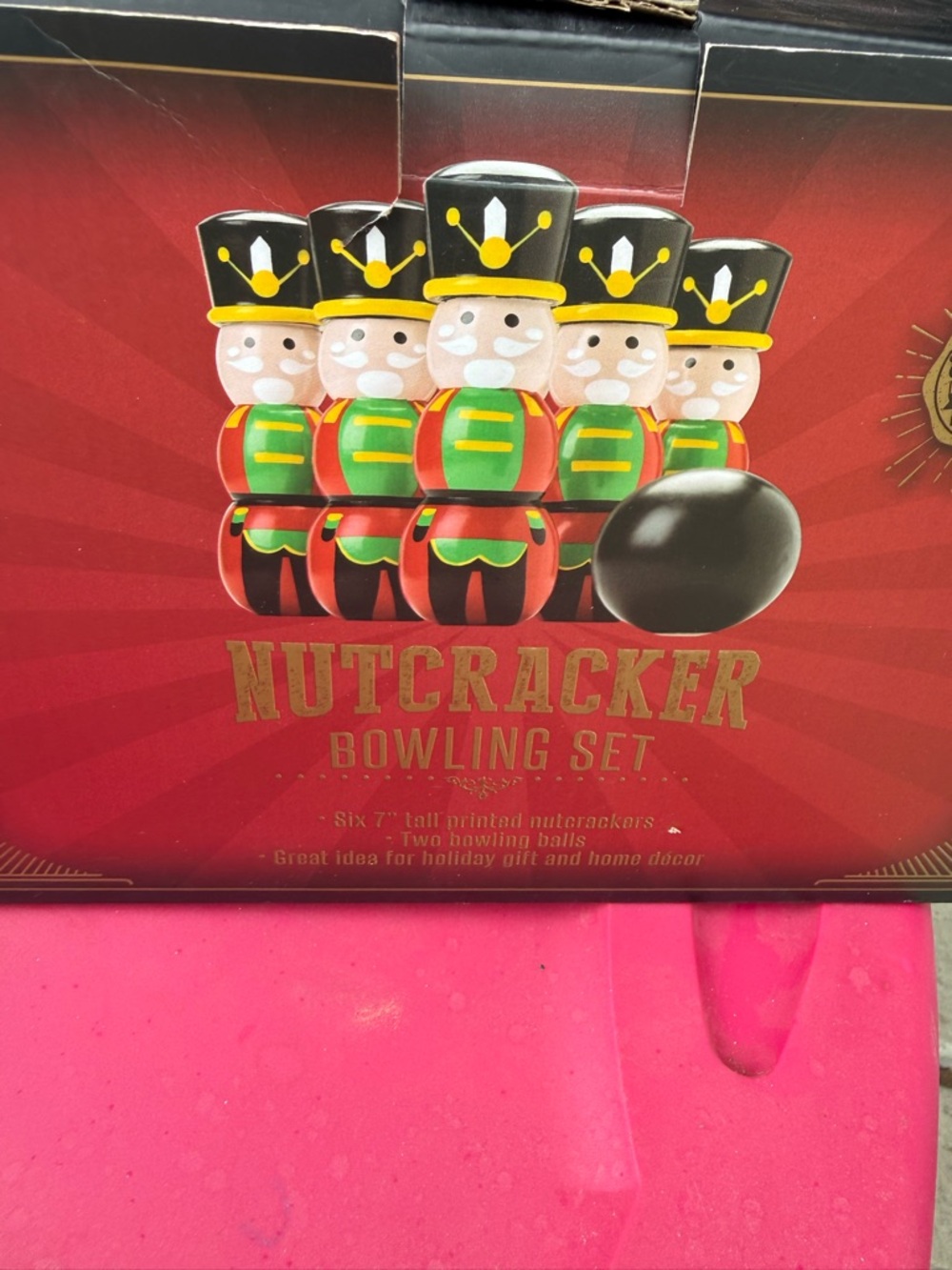 Nutcracker Bowling Set for Christmas Holiday entertainment NEW!